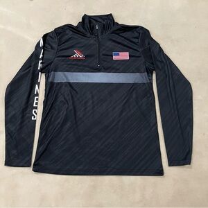 Marine Corps Marathon MCM 2019 mock 1/4 zip shirt